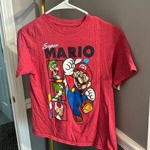 Boys Preteen Small Super Mario T-shirt and pajama pants